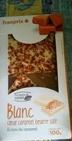 Mängden socker i Chocolat Blanc Cœur Caramel au Beurre Salé et Éclats de Caramel