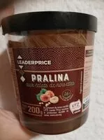 Mängden socker i Pralina aux éclats de noisettes