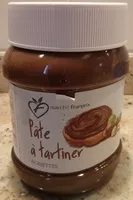 Mängden socker i Pâte à tartiner noisettes