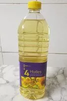 Mängden socker i 4 huiles