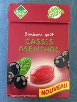 Mängden socker i Bonbons goût cassis menthol
