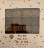 Mängden socker i Assortiment pâtes de fruit