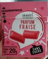 Mängden socker i Dragées parfum fraise