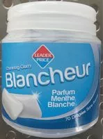 Mängden socker i Chewing gum Blancheur