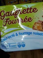 Mängden socker i Gaufrette fourrée