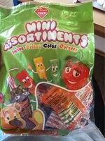 Mängden socker i Mini assortiments