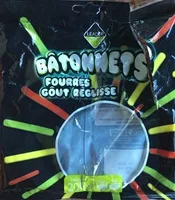 Mängden socker i Bâtonnets Fourrés Goût Réglisse