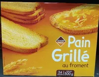 Mängden socker i Pain grillé au froment