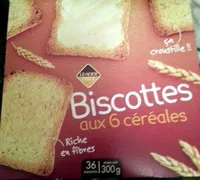 Mängden socker i Biscottes aux six céréales