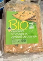 Mängden socker i Crackers fromage et graine de courges