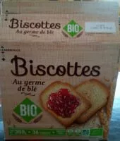 Mängden socker i Biscottes au germe de blé