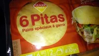 Mängden socker i 6 pitas pains spéciaux à garnir
