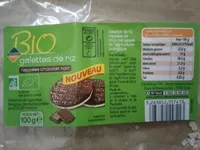 Mängden socker i Galette de riz chocolat noir