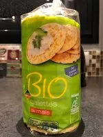 Mängden socker i Galettes de maïs bio