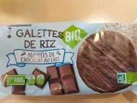 Mängden socker i Galette de riz chocolat au lait