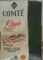 Mängden socker i Comté râpé