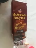 Mängden socker i Madeleines Longues Marbrées au Chocolat