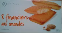 Mängden socker i Financiers aux amandes