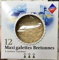 Mängden socker i 12 Maxi galettes bretonnes
