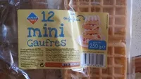 Mängden socker i 12 mini Gaufres aux œufs Frais