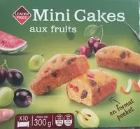 Mängden socker i Mini cake aux fruits