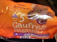 Mängden socker i 5 Gaufres Liégeoises