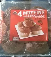 Mängden socker i Muffins goût Chocolat aux pépites de chocolat