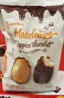 Mängden socker i Madeleine nappées chocolat