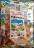 Mängden socker i Madeleines aux oeufs et au lait frais