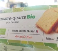 Mängden socker i Le quatre-quarts bio