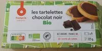 Mängden socker i Tartelettes chocolat noir bio