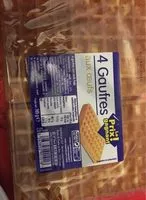 Mängden socker i 4 gaufres aux oeufs