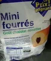 Mängden socker i Mini Fourrés Cacao Noisette