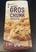 Mängden socker i Cookies gros chunk chocolat
