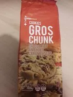 Mängden socker i Cookies Gros Chunk