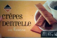 Mängden socker i Crêpes Dentelles