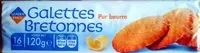 Mängden socker i Galettes Bretonnes - Pur Beurre