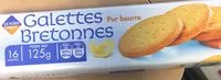 Mängden socker i Galettes bretonnes