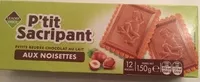 Mängden socker i P'tit Sacripant, Petits Beurre Chocolat au Lait aux Noisettes