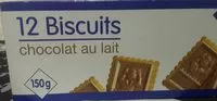 Mängden socker i 12 Biscuits Chocolat au Lait