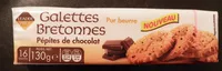 Mängden socker i Galettes bretonnes pur beurre pépites de chocolat
