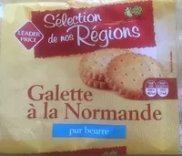 Mängden socker i Galette à la Normande Pur Beurre