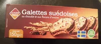 Mängden socker i Galettes suédoises au chocolat et flocons d'avoine