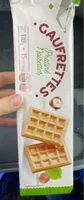 Mängden socker i Gaufrettes praline noisettes