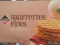 Mängden socker i Gaufrettes fines pur beurre