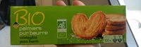 Mängden socker i Palmiers pur beurre
