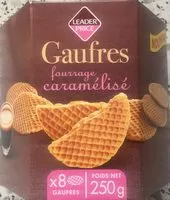 Mängden socker i Gaufres fourrage caramélisé