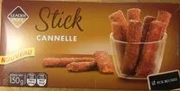 Mängden socker i Stick cannelle