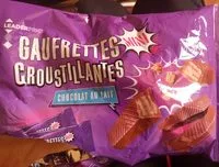 Mängden socker i Mini gaufrettes croustillantes