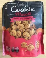 Mängden socker i Mini cookie Muesli pécans avec cranberry